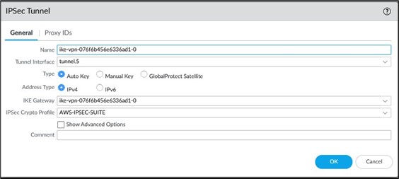 팔로알토 IPSec 터널 설정