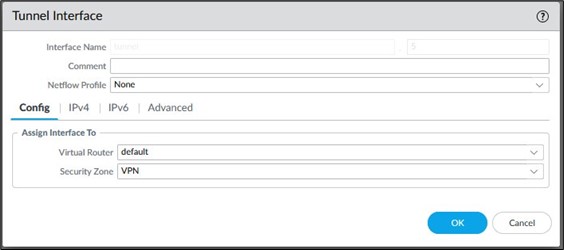 팔로알토 터널 인터페이스 설정